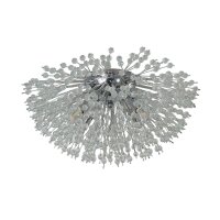 Lampe de plafond cristal Ø 39 cm 4-flamme G9...