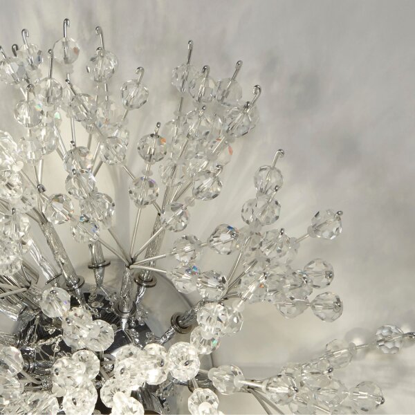 Applique murale cristal D : 29 cm 3-flamme G9 ronde