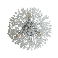 Applique murale cristal D : 29 cm 3-flamme G9 ronde