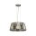 Suspension verre fumé cristal Ø 47 cm H : max. 150 cm