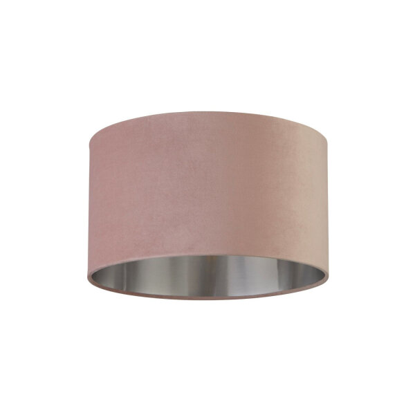 Abat-jour pour lampe suspendue Ø 38 cm Rose Argent Velours