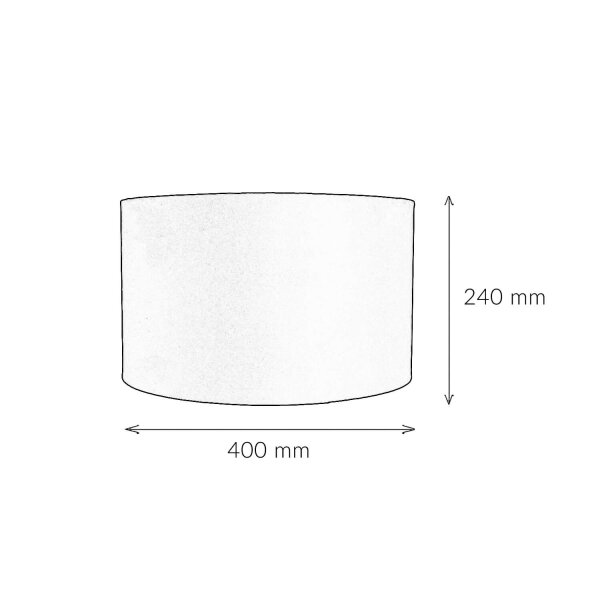Abat-jour Lampe à suspendre Noir Or Ø 40 cm Tissu Moderne