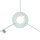 Abat-jour Lampe à suspendre Noir Or Ø 40 cm Tissu Moderne