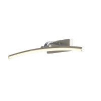 Lampe à tableau LED argentée Métal...