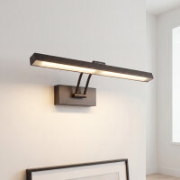 Lampe à tableau LED noire aluminium ajustable 3000 K