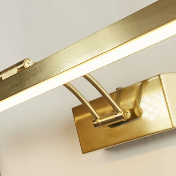 Lampe à tableau LED en laiton 3000 K 809 lm aluminium