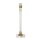 Support pour lampe de table verre m&eacute;tal en laiton H : 48 cm E27