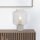 Lampe de table Blanc 28 cm petit verre Béton Terrazzo E27