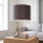 Lampe de table moderne 35 cm Zebra E27 en argent noir