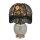 Lampe de chevet Gris Multicolore E27 55 cm D : 38 cm Tissu Verre fum&eacute;