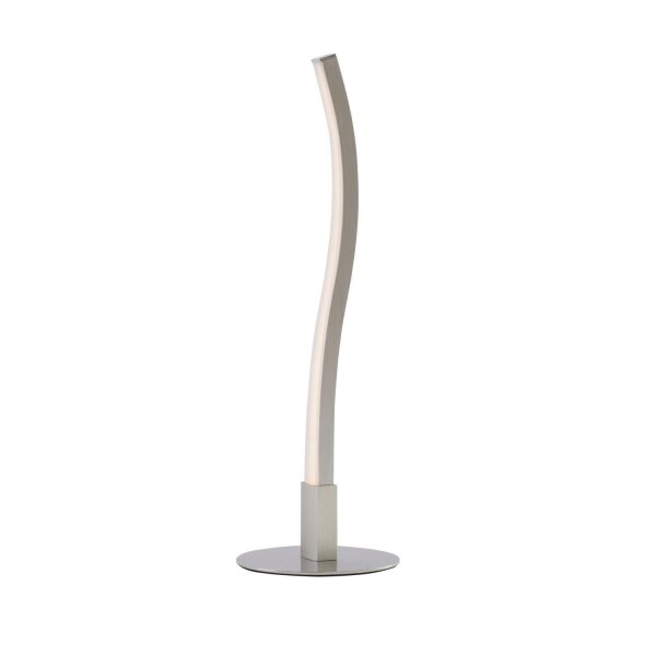 Lampe de table LED 30,5 cm en argent mat blanc 3000 K