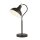 Lampe de bureau E14 48 cm noir r&eacute;glable m&eacute;tal