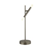 Lampe de table LED ajustable nickel mat 2700 K 117 lm...