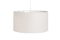 Suspension ronde tissu E27 &Oslash;55 cm Moderne en naturel