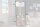 Lampadaire tripode bois lin tablette 153 cm faible éblouissement