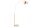 XXL lampe à arc métal 205 cm E27 élégante rétro en or