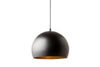 Suspension ronde Noir Or Métal Ø30 cm...
