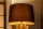 Lampadaire naturel noir or 151 cm bois coton