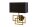 Applique tissu anti-éblouissement P:20 cm E27 en or noir