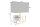 Applique tissu anti-éblouissement P:20 cm E27 en or noir