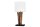Lampe de table bois tissu blanc 58 cm grand E27 faible éblouissement