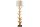 Lampadaire Beige Abat-jour Tissu Bois 175 cm fait main
