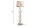 Lampadaire Beige Abat-jour Tissu Bois 175 cm fait main