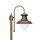 Lampe dallée IP44 en bronze antique E27 210 cm verre laiton