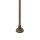 Lampe dallée IP44 en bronze antique E27 210 cm verre laiton
