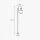 Lampe dallée IP44 en bronze antique E27 210 cm verre laiton