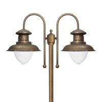Lampe dextérieur à 2 flammes 210 cm E27...