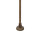 Lampe dallée 3 flammes IP44 E27 210 cm laiton verre