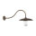 Lampe dextérieur mur IP44 E27 verre laiton massif Maritim