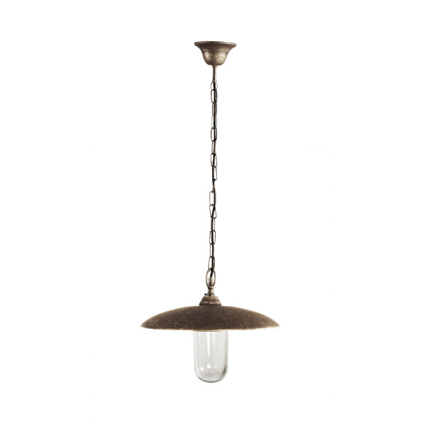Lampe dextérieur suspendue IP44 E27 Ø 30,5 cm laiton véritable