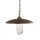 Lampe dextérieur suspendue IP44 E27 Ø 30,5 cm laiton véritable
