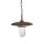 Suspension extérieure IP44 laiton verre E27 Ø 25 cm