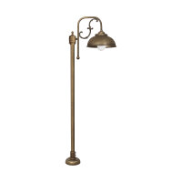 Lanterne de jardin laiton verre 148 cm en bronze antique...
