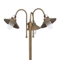 Lampe dallée grande 2,1 m laiton verre IP44...
