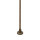 Lampe de chemin rustique IP44 2 flammes E27 210 cm laiton