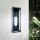 Lampe dextérieur mur en bronze mat IP43 E27 fer verre