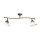 Spot de plafond à 2 flammes L : 69 cm Laiton Céramique orientable