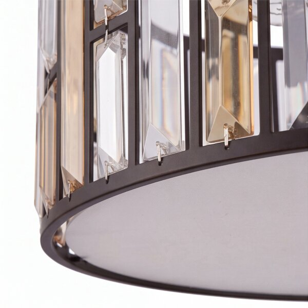 Lampe à suspendre PRISM Bronze Ø54cm Lampe Art Nouveau