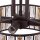 Lampe à suspendre PRISM Bronze Ø54cm Lampe Art Nouveau