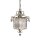 Lampe &agrave; suspendre CANDELA 7 argent antique Lampe miroir