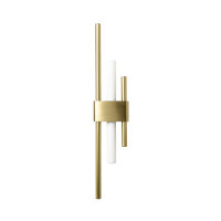 Applique laiton massif H : 50,5 cm Art D&eacute;co pour S14d