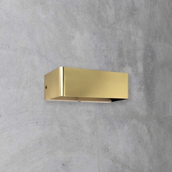 Applique Up Down L : 18 cm E14 laiton en bronze clair