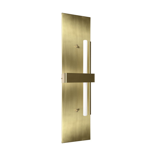 Applique laiton H : 80 cm grand massif en bronze clair pour S14d