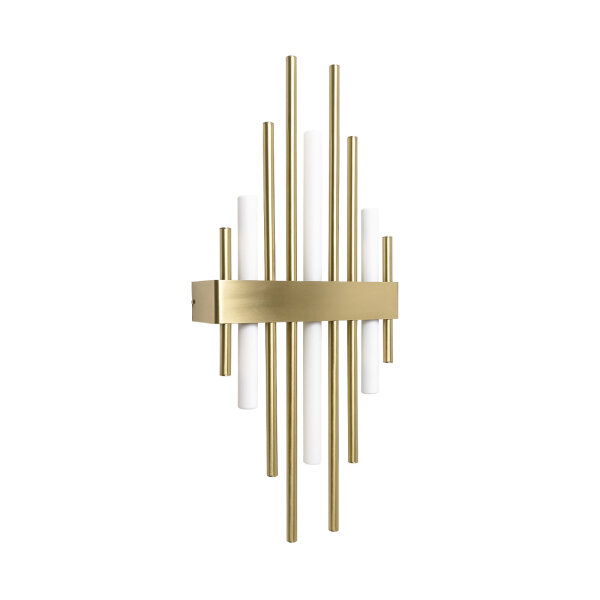 Applique Art Déco hauteur 70,5cm laiton massif 3x S14d