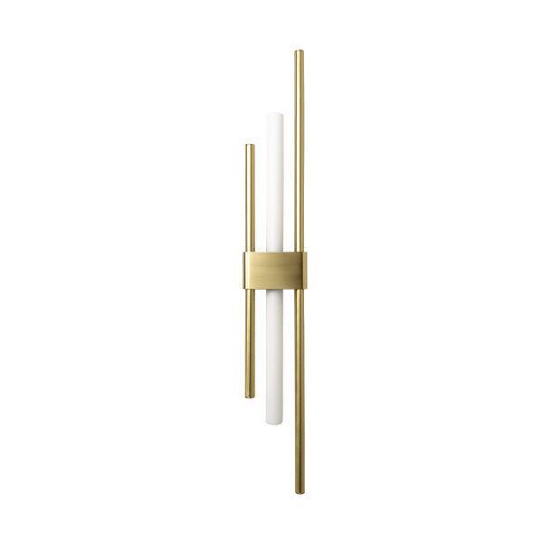 Applique en laiton massif 70,5 cm de haut pour S14d Art Déco