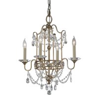 Lustre CANDELA 7 argent 4-flmg à raccourcir Lampe